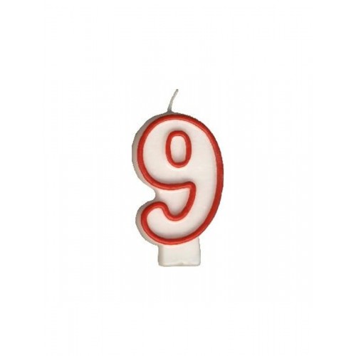 Party Numeral candle - 9