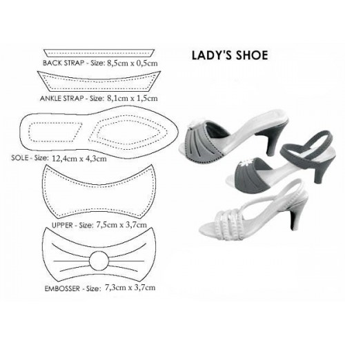 Cutter Set - Lady's Shoe - 9pcs