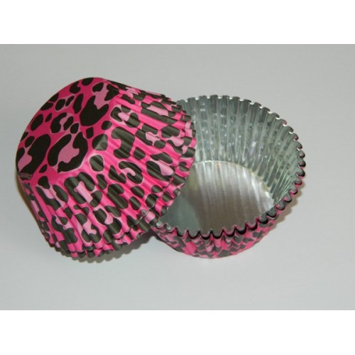 Wilton Baking cups - Chevron Pink Leopard - 36 pcs