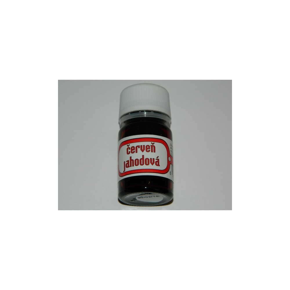 Flüssige Lebensmittelfarbe - rot - Erdbeer - 10ml.