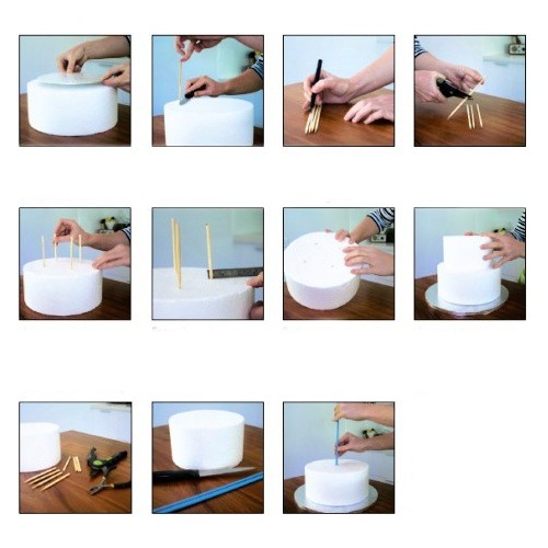 PME Cake Support Dowels - Bamboo - 30cm