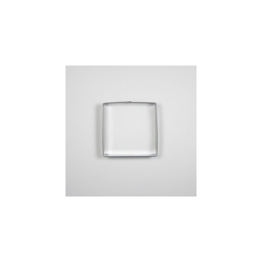 Edelstahl-Ausstecher - Quadrat 2,6 cm