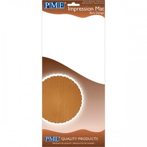 PME Impression Mat  Bark - Wood