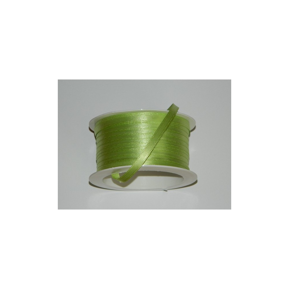 Atlas Ribbon - Lime Green 20m/5mm