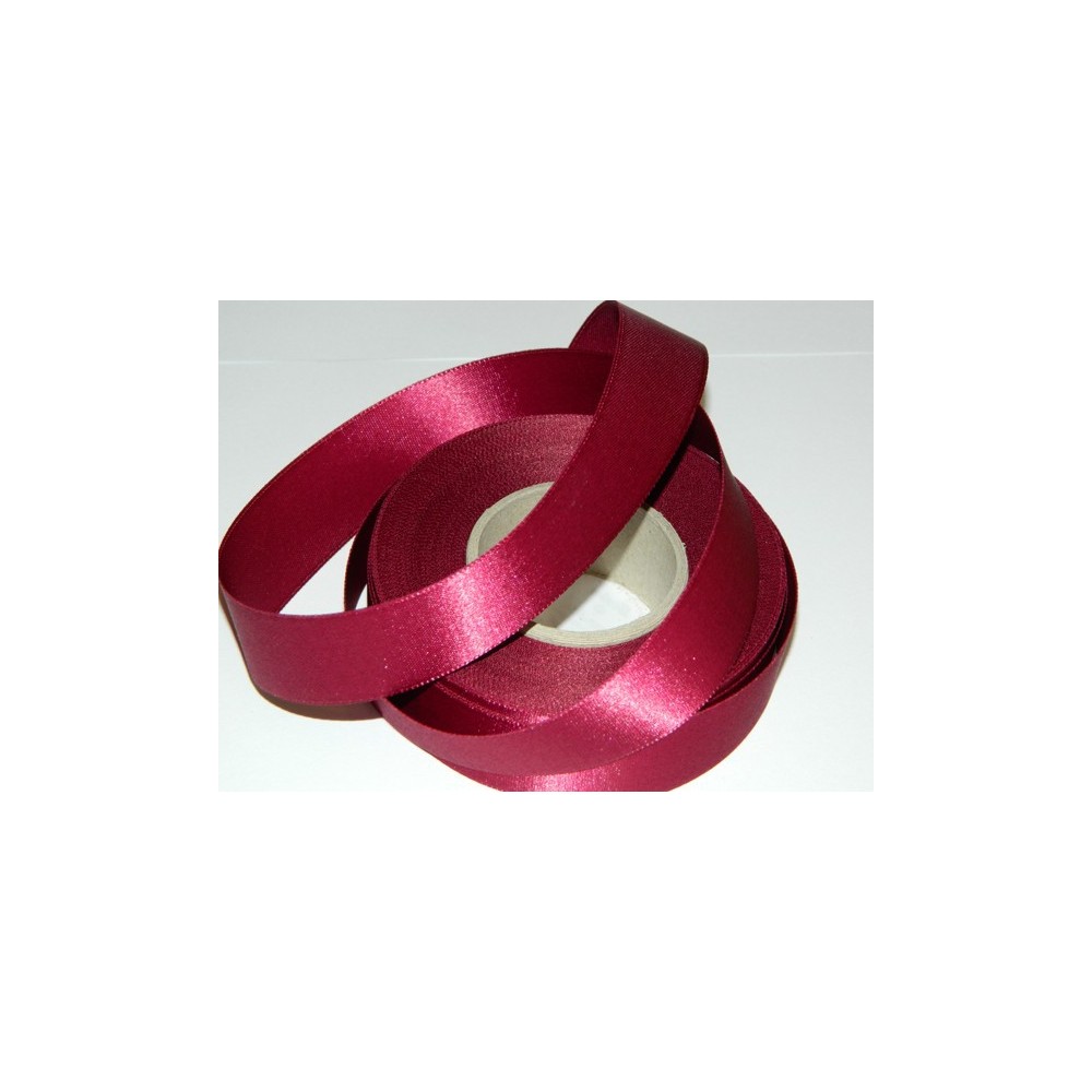 Atlas Ribbon - wine red 20m/24mm