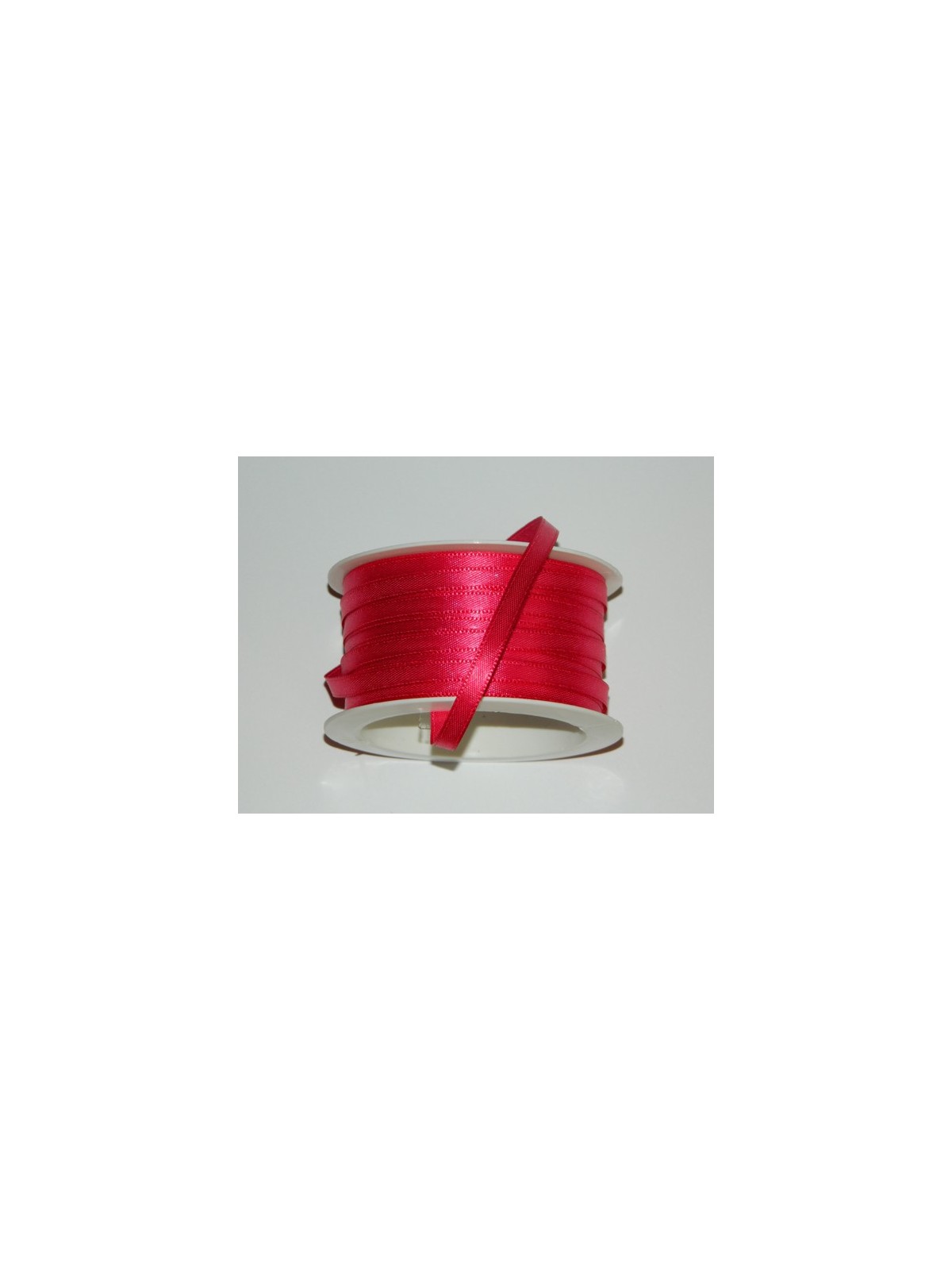Satin ribbon - dark pink 20m / 5 mm 
