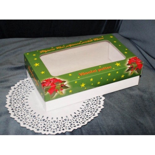 Cookie box - Christmas green - 1kg