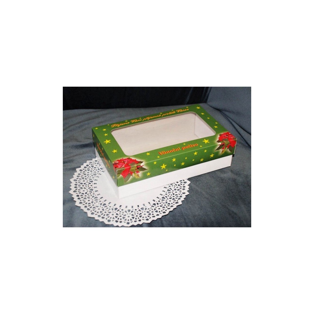 Cookie box - Christmas green - 1kg