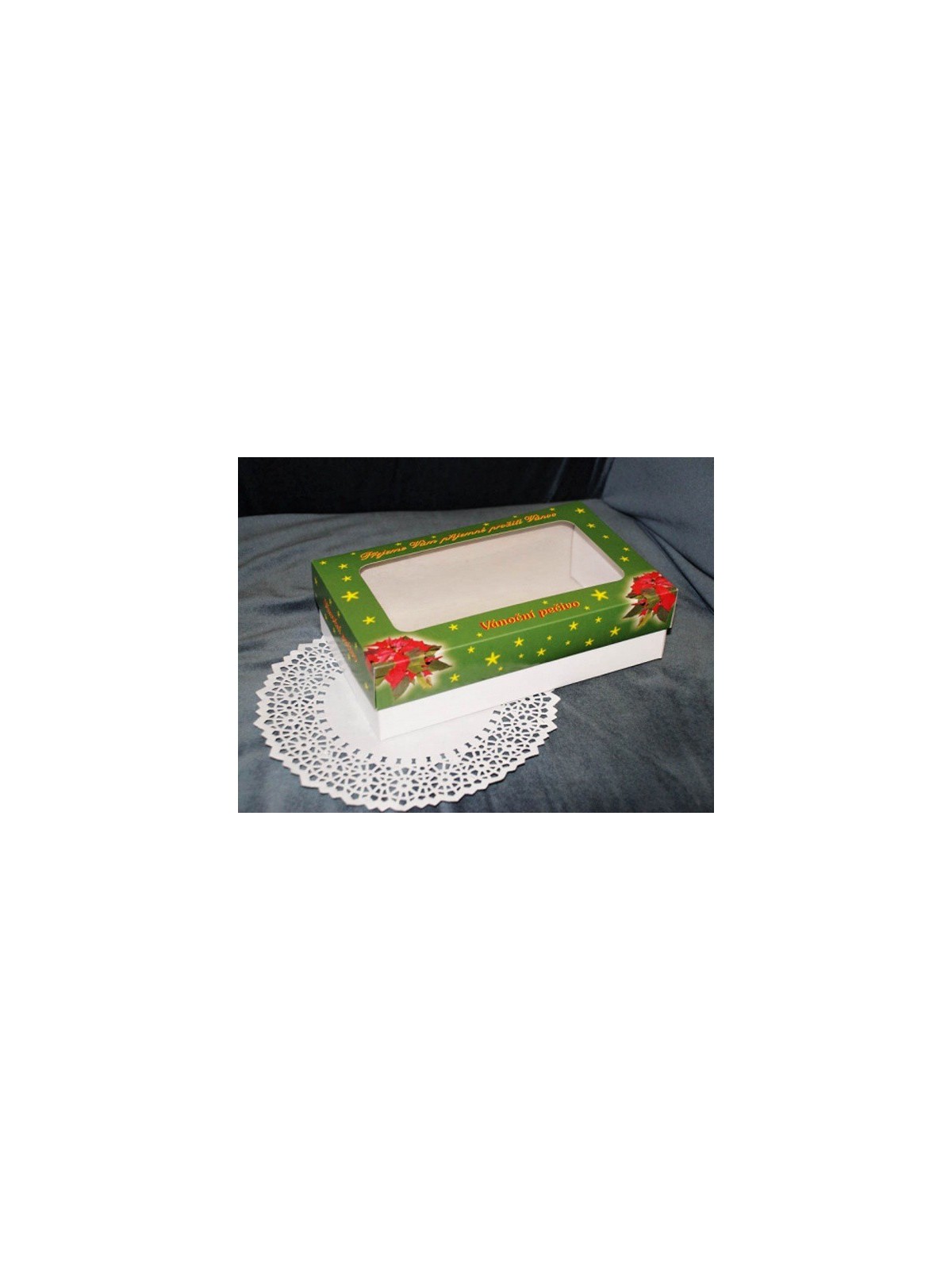 Cookie box - Christmas green - 1kg