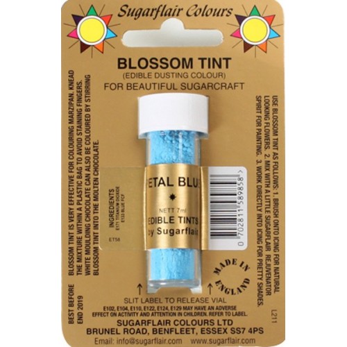 Sugarflair - Powder Colour - Blue - PETAL BLUE 7ml