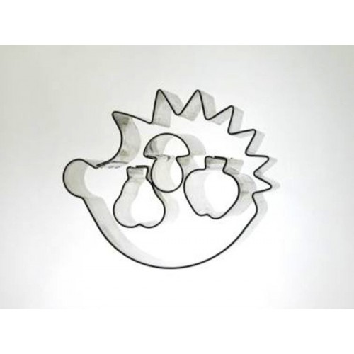 Set of cookie cutters - Hedgehog large + mini 3