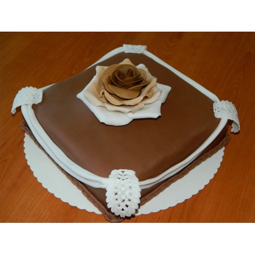 Forma do ciasta z dnem - Kwadrat 14 x 14 cm