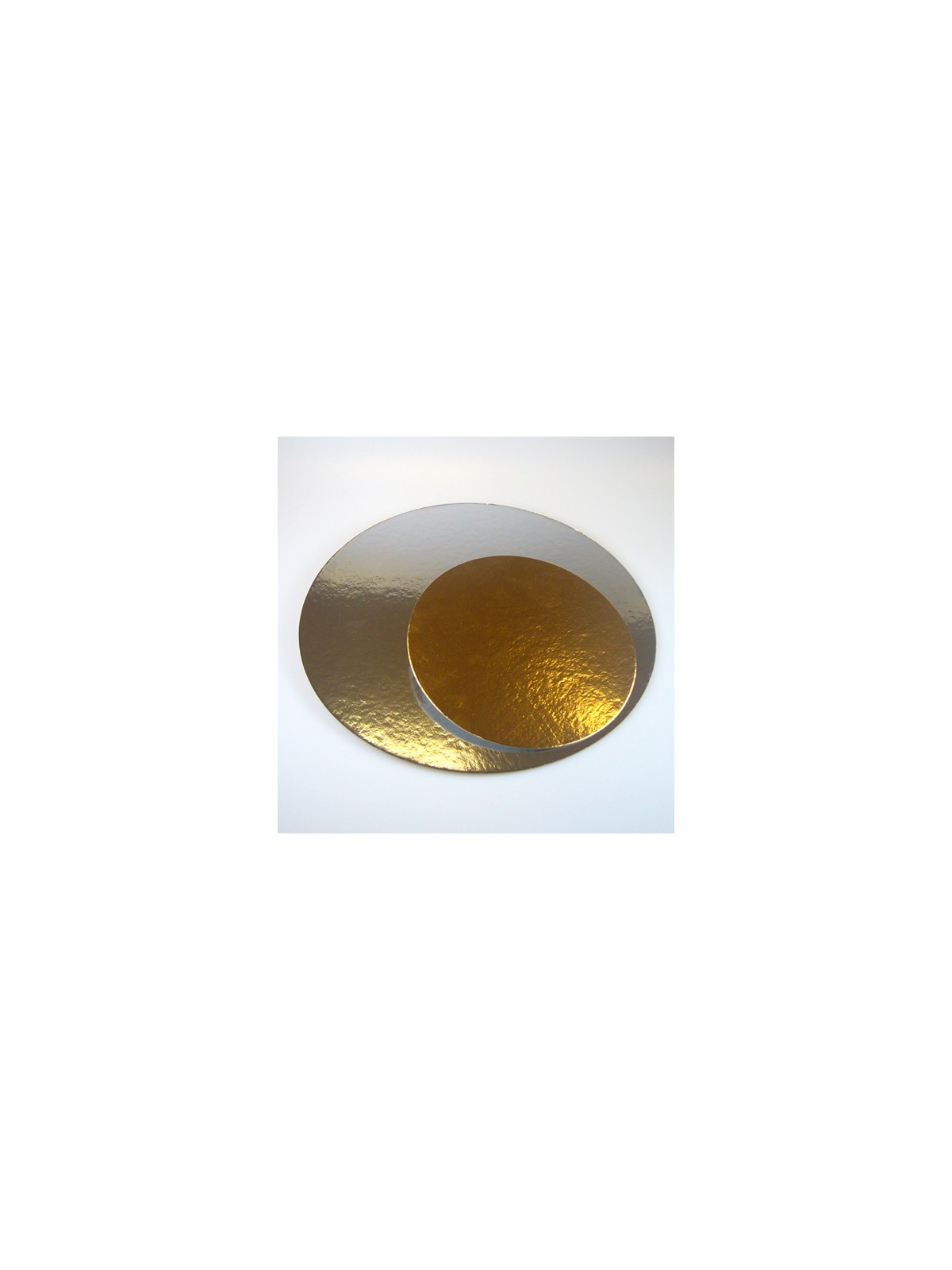 Tortenplatten in gold / silber, 35cm