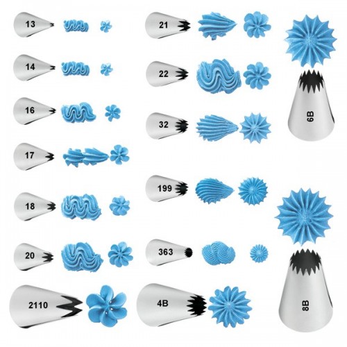 Wilton Decorating Tip - Star - Open Star #6B.