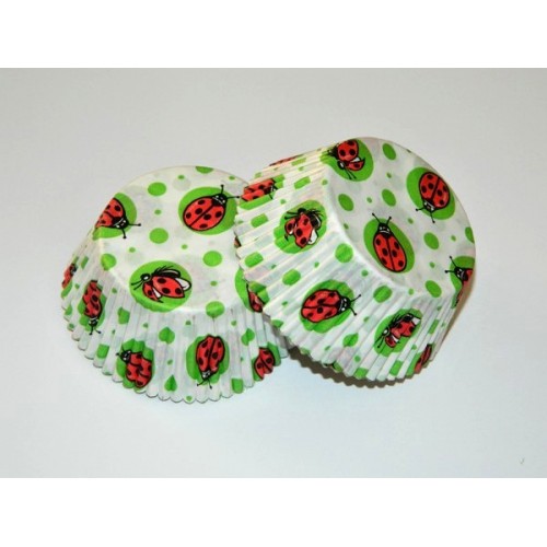 Pastry baskets - ladybugs 40pcs