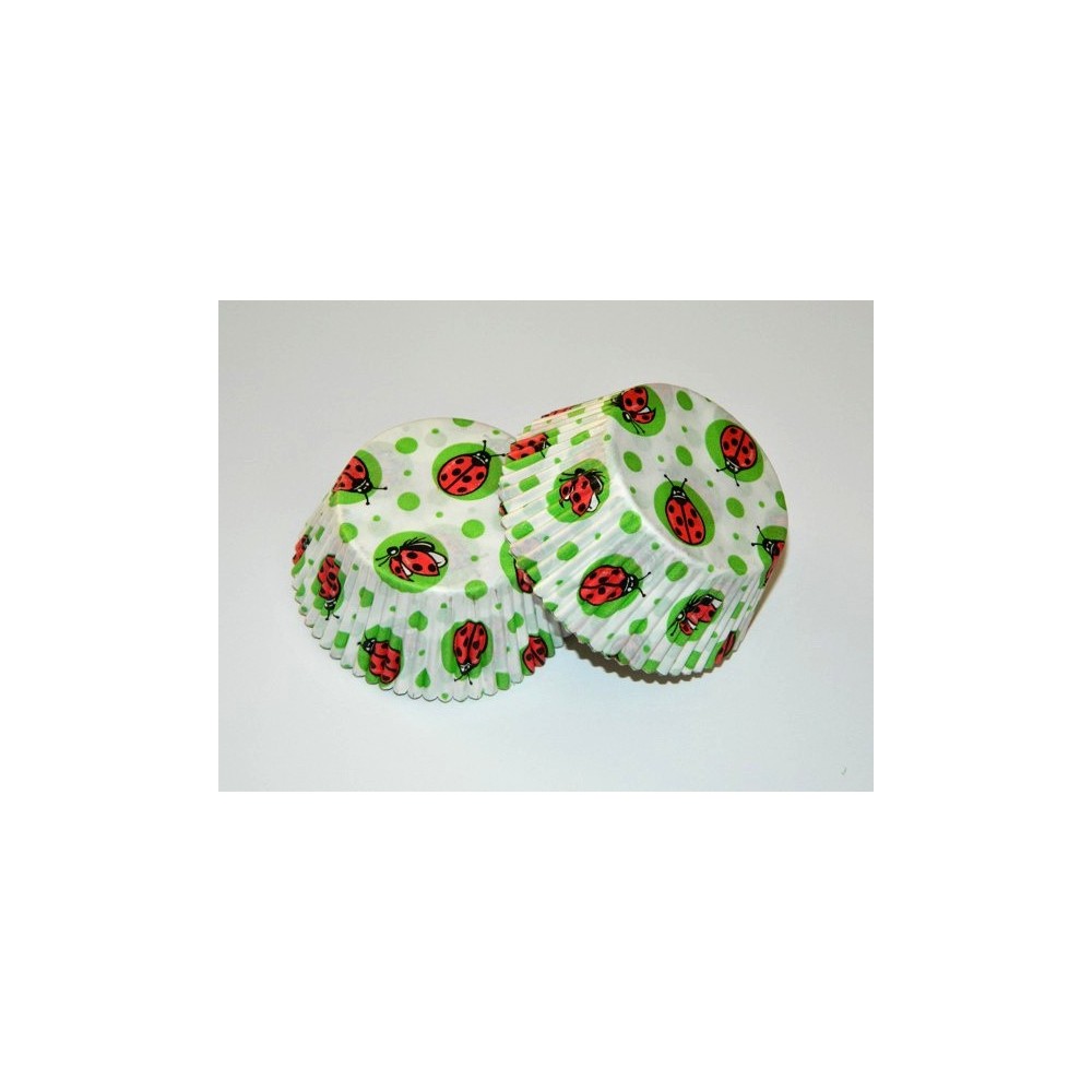 Pastry baskets - ladybugs 40pcs