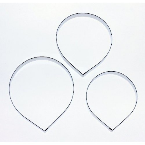 Culpitt Set of Cutters - Rose Petal XL - 3pcs