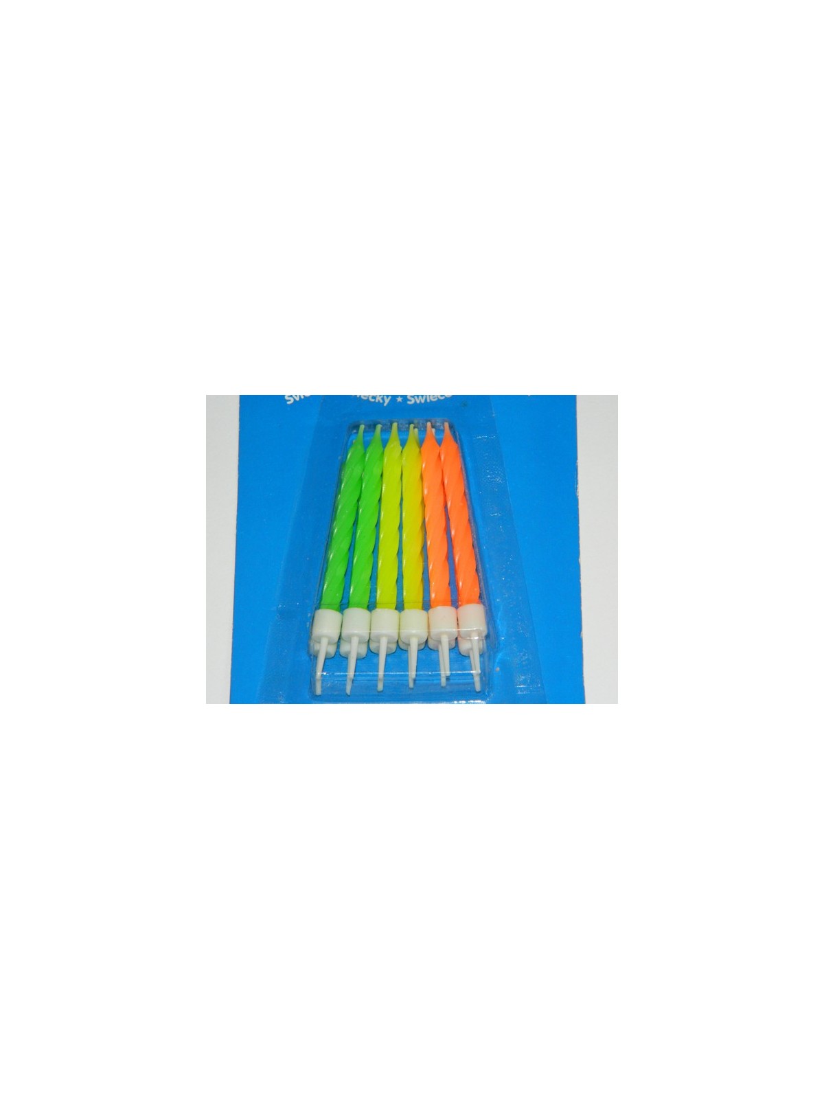 Birthday Neon Candles - Set of 12