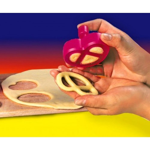 Embosser - pretzel - 2 pcs