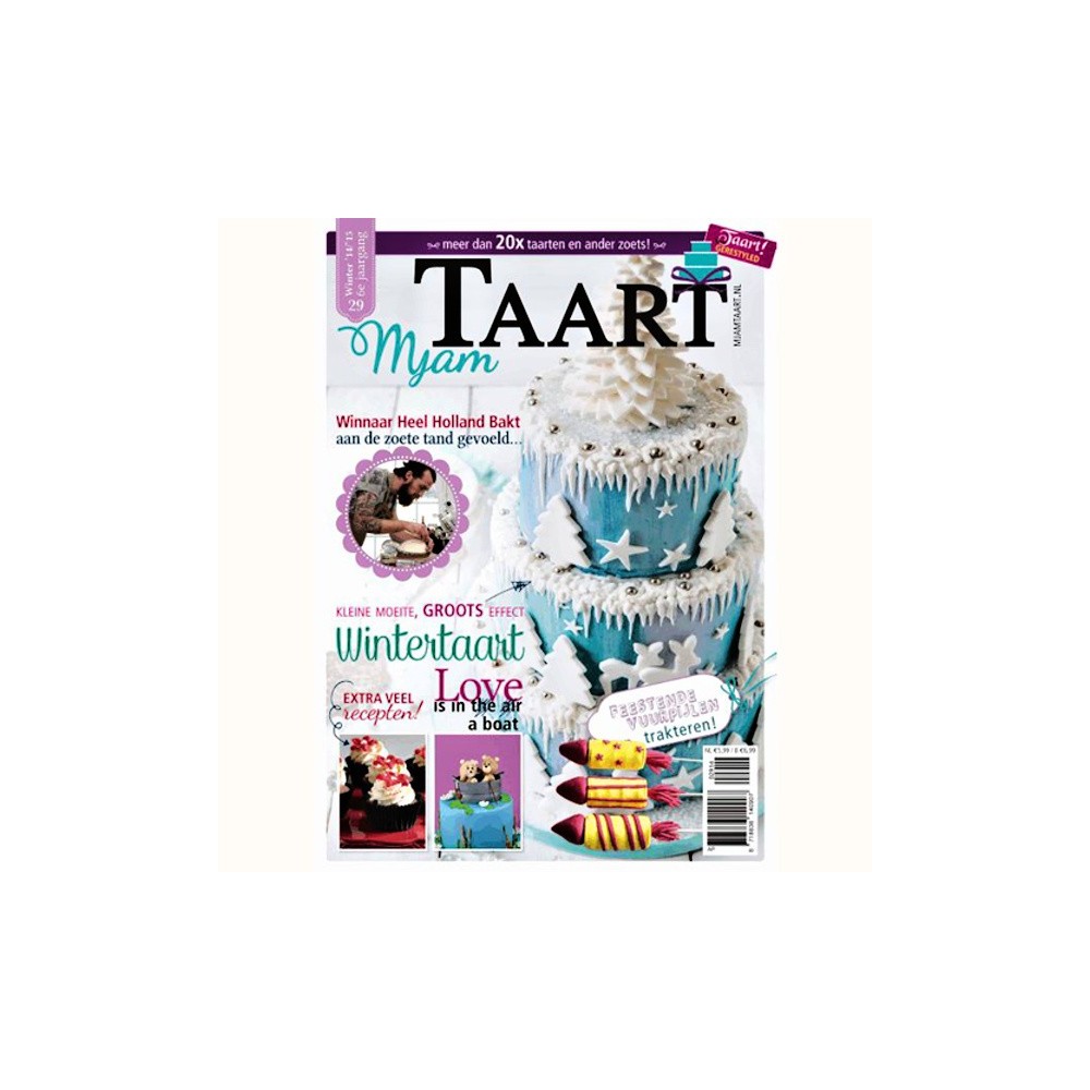MjamTaart! Taartdecoratie Magazine Winter 2014