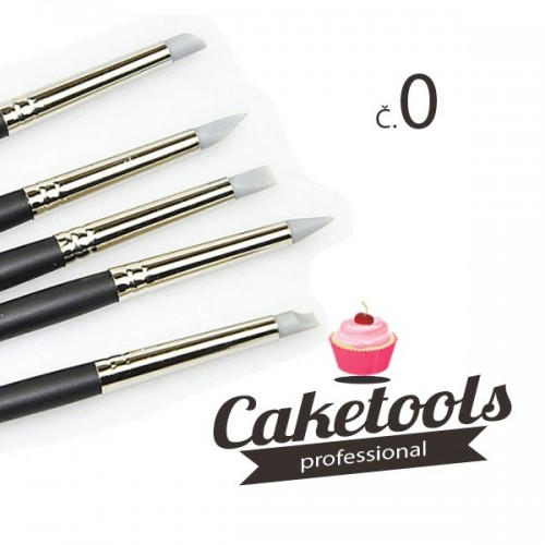 Caketools - set silikónových štetiek - veľ.0