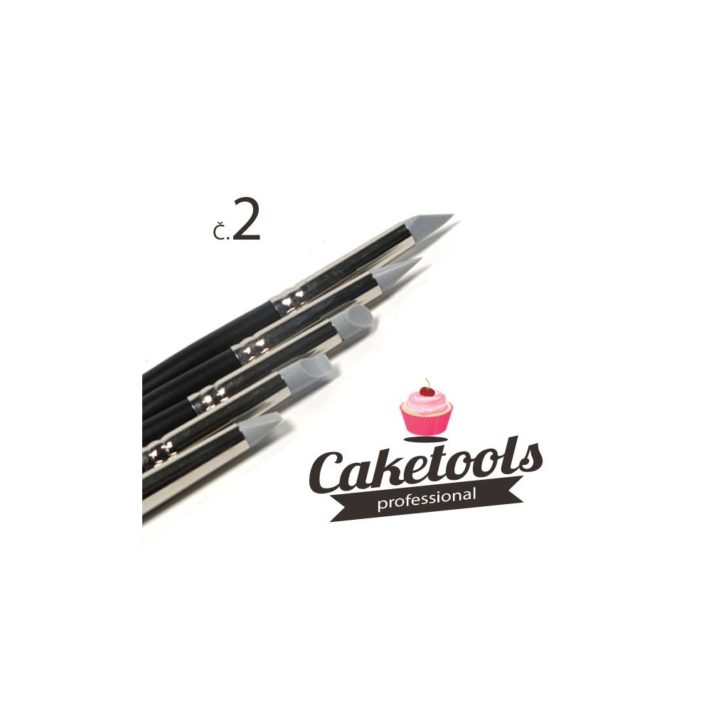 Caketools - Set Silikonpinsel - Gr.2