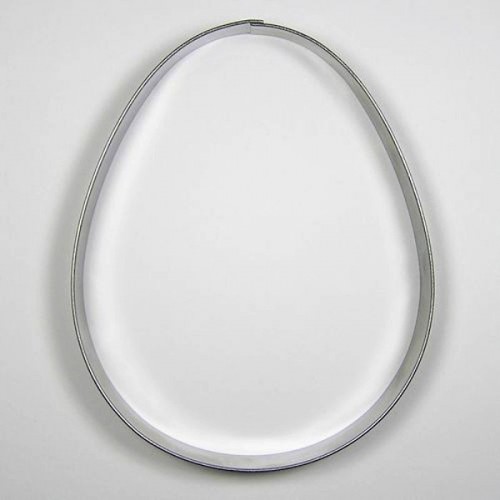 Stainless steel cookie cutter - egg 4 (11cm)