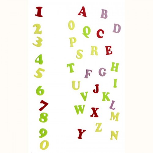 FMM Large Alphabet and Numbers - Art Deco