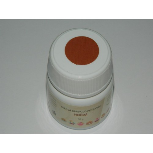 Food coloring gel - brown - 50g