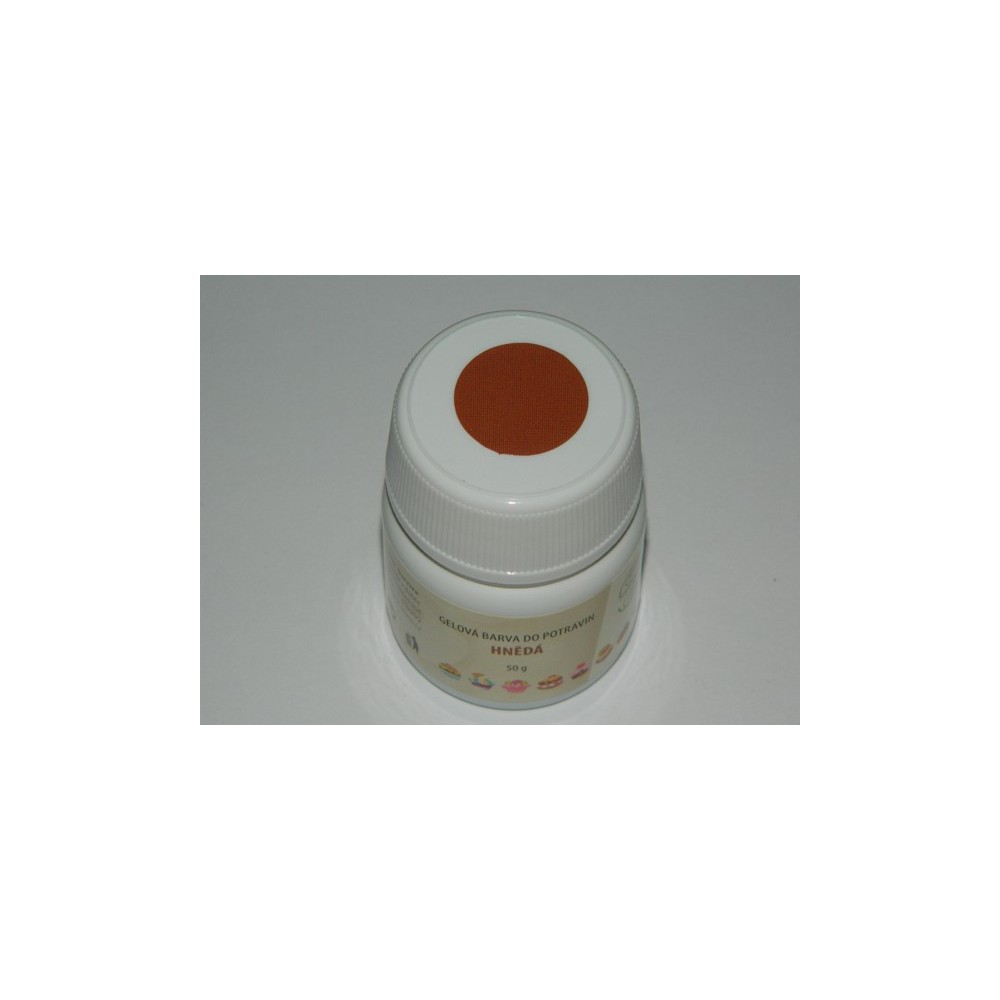 Food coloring gel - brown - 50g