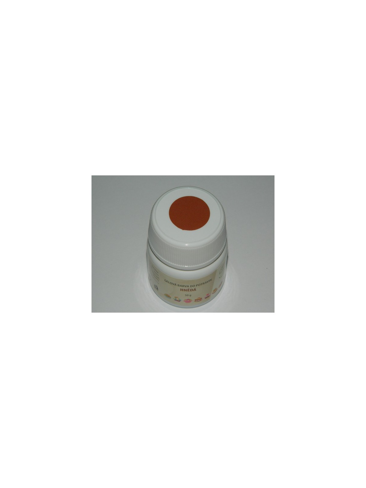 Food coloring gel - brown - 50g