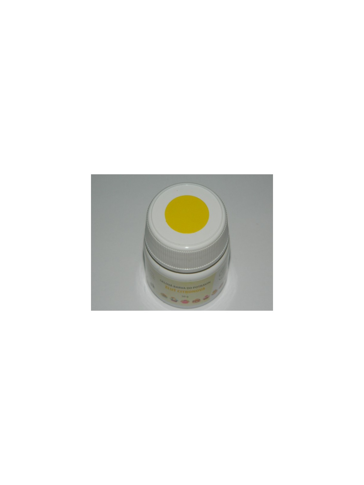 Food color gel - lemon yellow - 50g