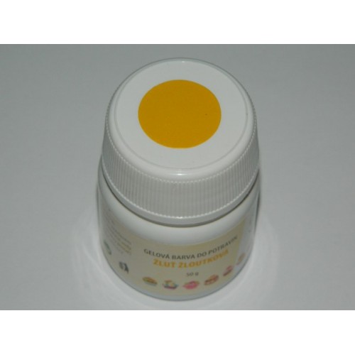 Gel food color - egg yellow - 50g