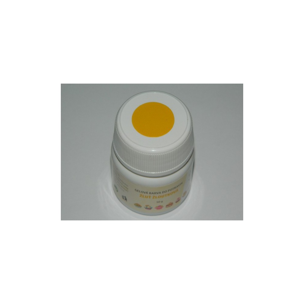 Gel color to food - yellow egg - 50g