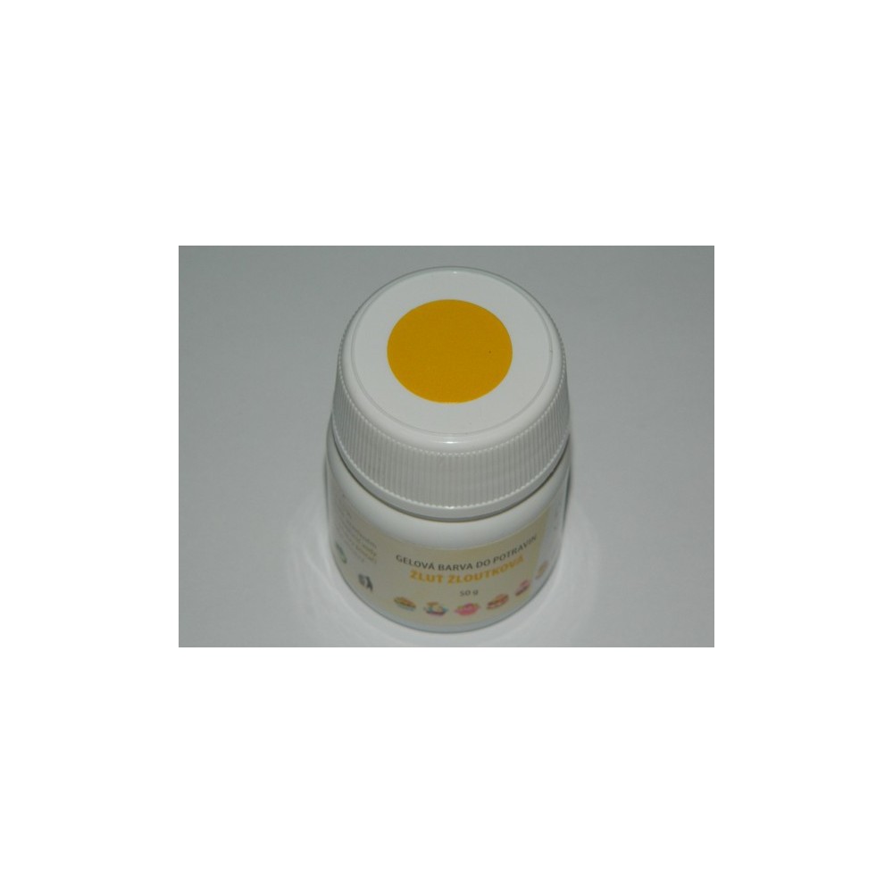 Gel food color - egg yellow - 50g