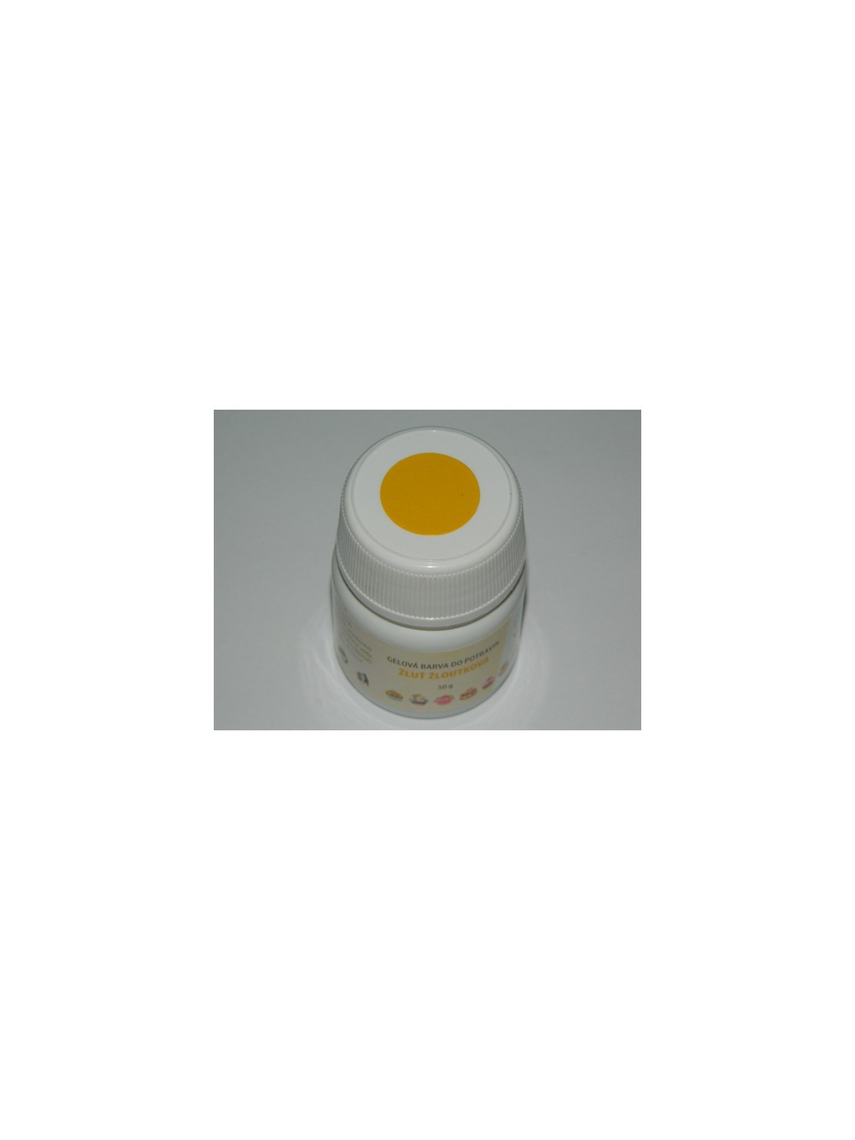 Gel color to food - yellow egg - 50g
