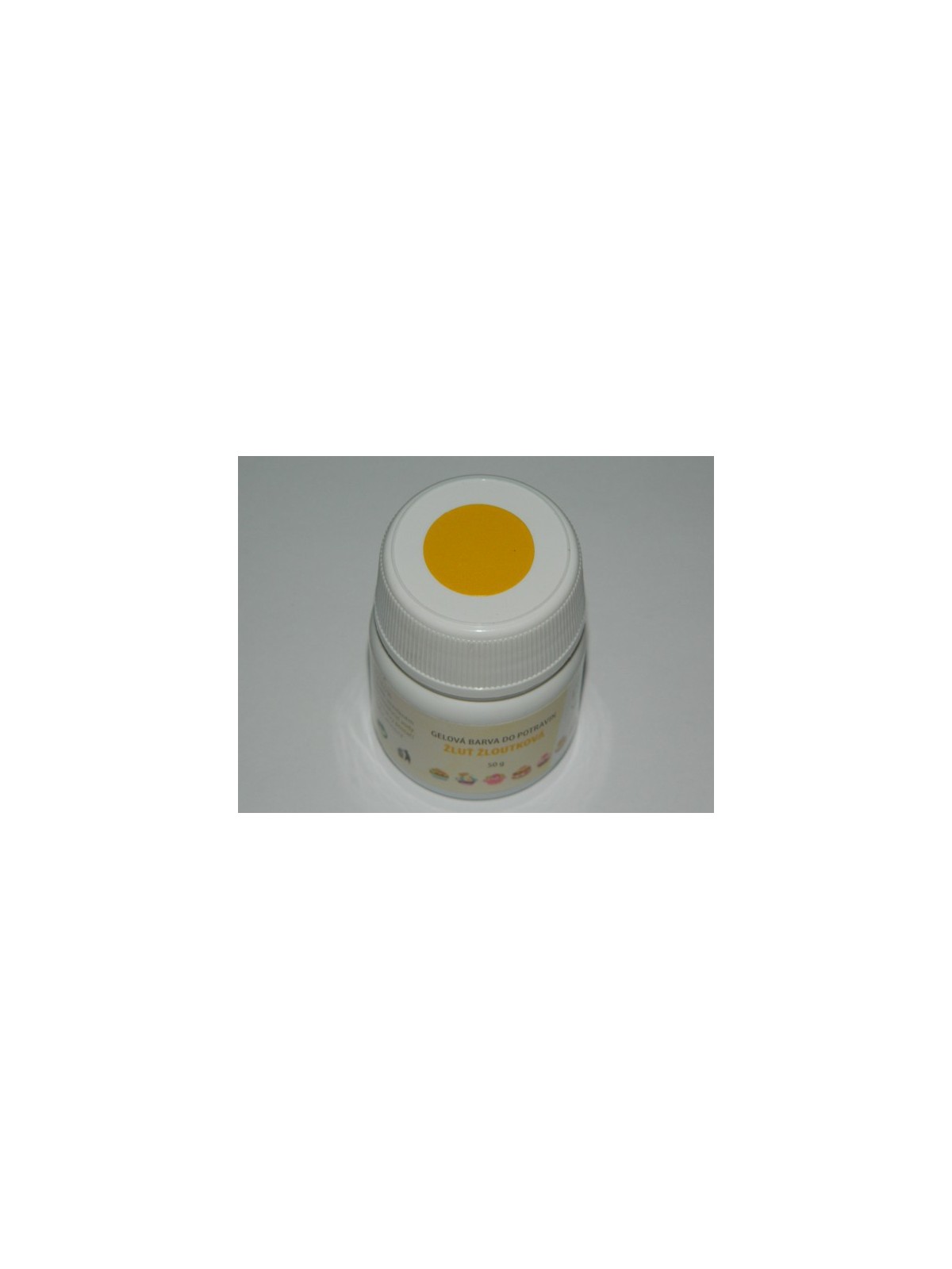 Gel food color - egg yellow - 50g