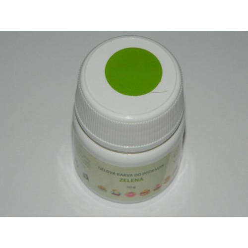 Gel color to food - green - 50g