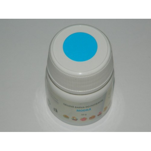 Food gel color - blue - 50g