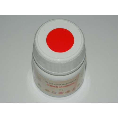 Gel color to food - red strawberry - 50g