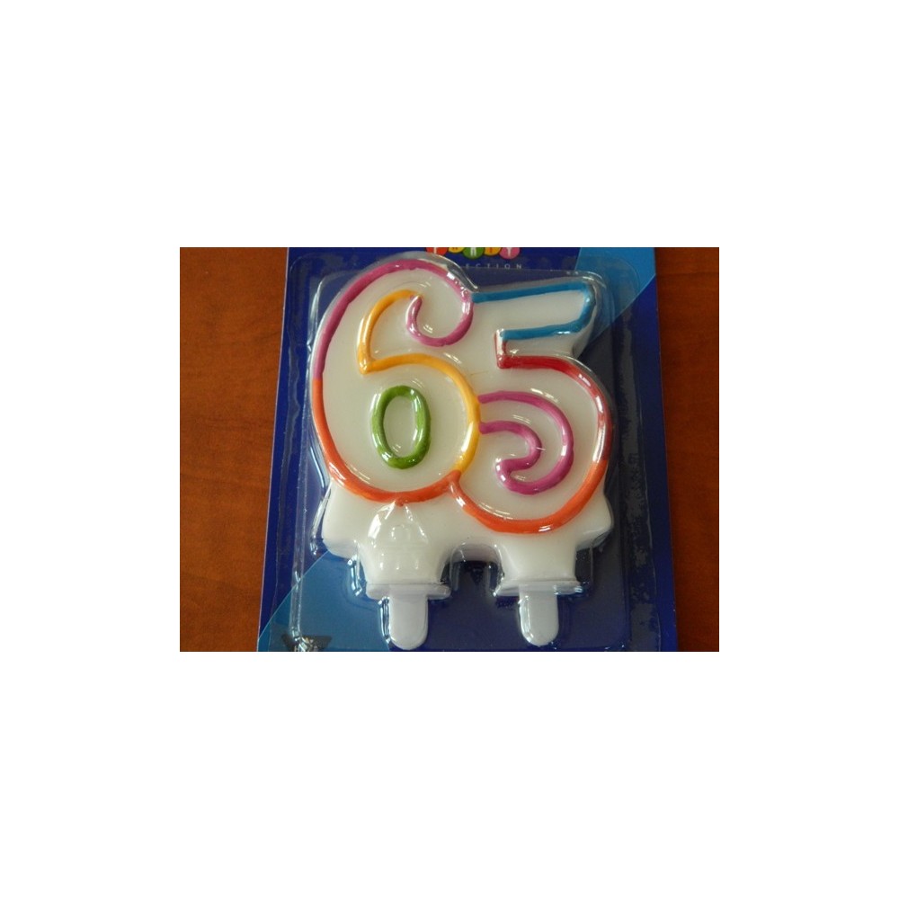 Cake candle jubilee - 65