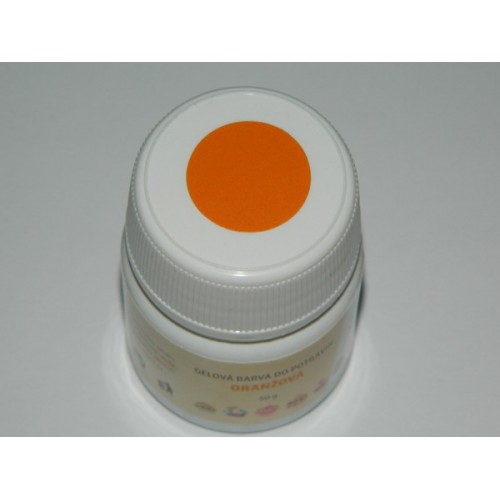 Food coloring gel - orange - 50g