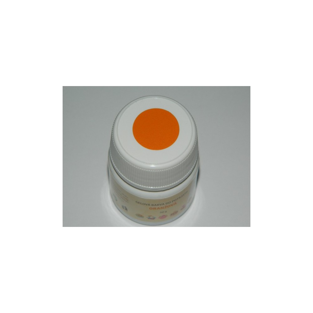 Food coloring gel - orange - 50g