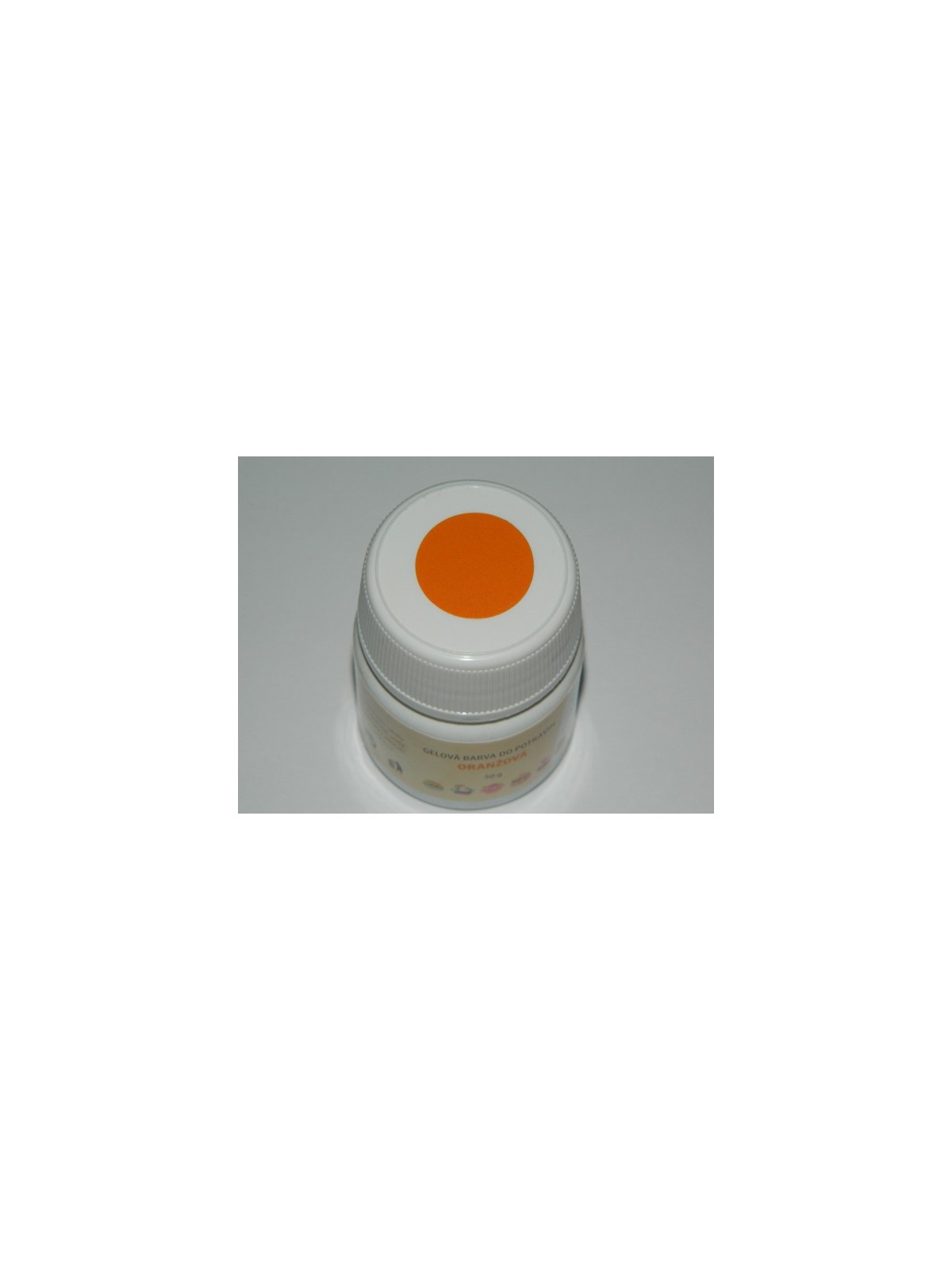 Food coloring gel - orange - 50g