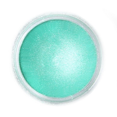 Jedlá prachová perleťová barva Fractal - Aurora Green, Zöld sarki fény (2 g)