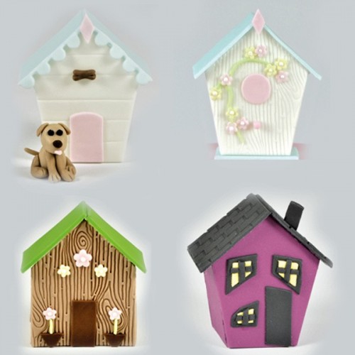 FMM set of cutters - birdhouse 4pcs