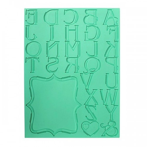 Silikon matte for Sweet Lace - alphabet
