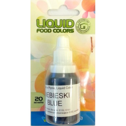 Airbrush Farbe flüssig Food Colours Blue (20 ml) Blau