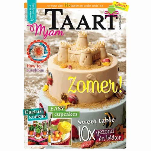 MjamTaart! Cake Decorating Magazine summer 2015