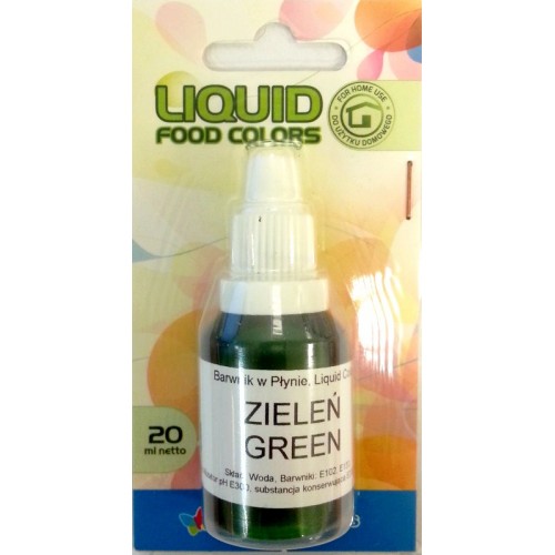 Airbrush liquid Food Colours Green (20 ml) Green